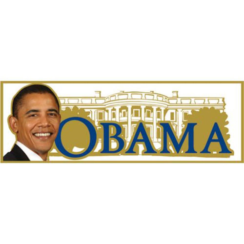 Barack Obama Bumper Sticker - White House