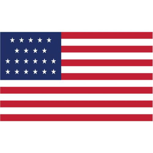 21 Stars American Flag