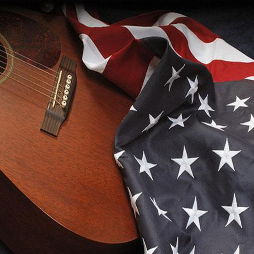 American Flag Guitar Wallpaper 1280x1024
