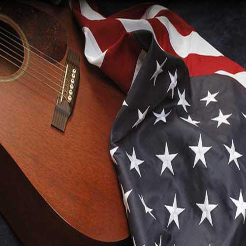 American Flag Guitar Wallpaper 1920x1200