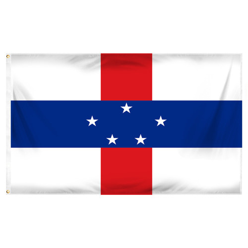 Netherlands Antilles Flag 3ft x 5ft Printed Polyester