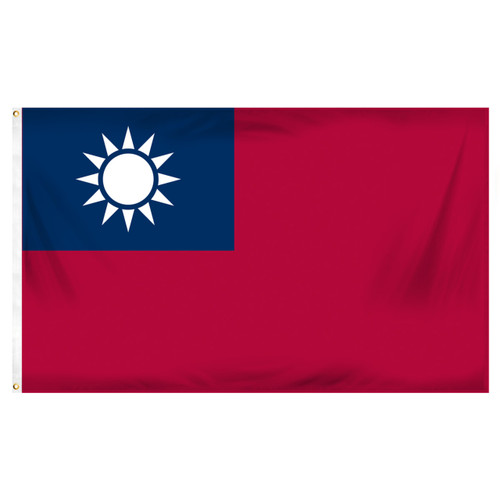 Taiwan Flag 3ft x 5ft Printed Polyester