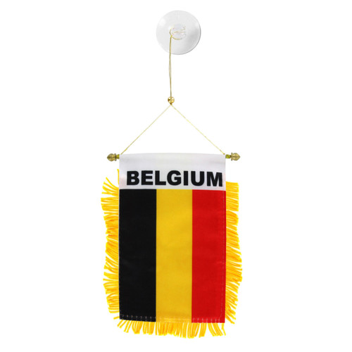 Belgium Mini Window Banner - 4in x 6in