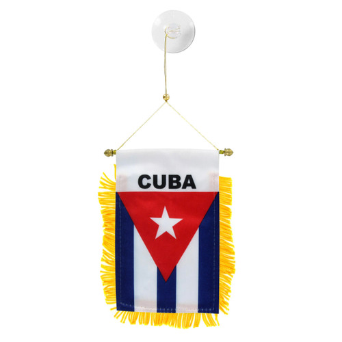 Cuba Mini Window Banner - 4in x 6in