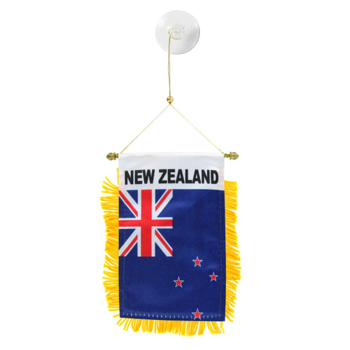 New Zealand Mini Window Banner - 4in x 6in