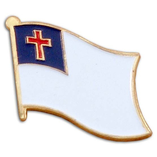 Christian Flag Lapel Pin
