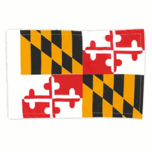 Maryland Motorcycle Flag - 6" x 9"