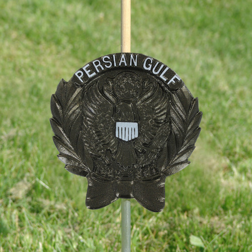Persian Gulf Veteran Grave Marker - Aluminum