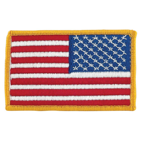 High Quality 2.5 x 2.5 Inch Shield Mexico Flag Embroidered Cloth Sew On  Iron On Cheap Mexico Emblem Patch with Golden Yellow Border