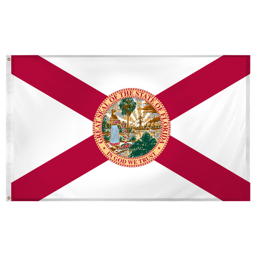 Florida flag 3 x 5 feet Super Knit polyester