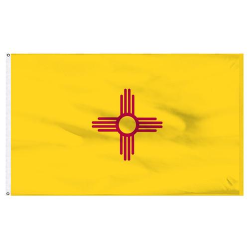 New Mexico 8ft x 12ft Nylon Flag