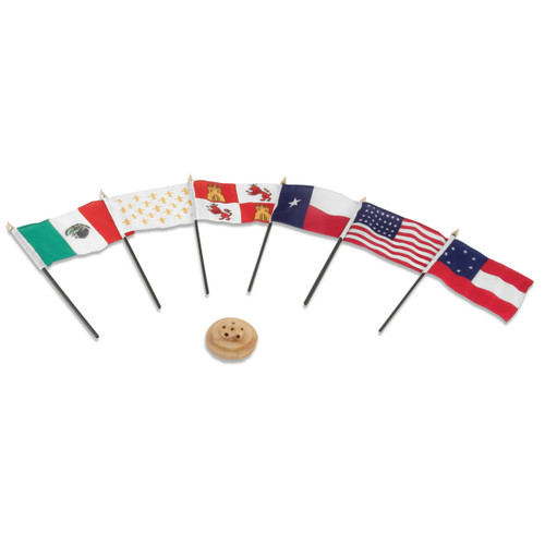 Texas gift set - 6 flags over Texas