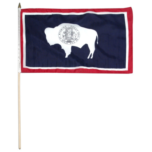 Wyoming flag 12 x 18 inch