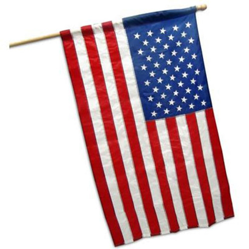 US Flag  banner type 2ft 6 inch x 4ft Nylon (Imported)