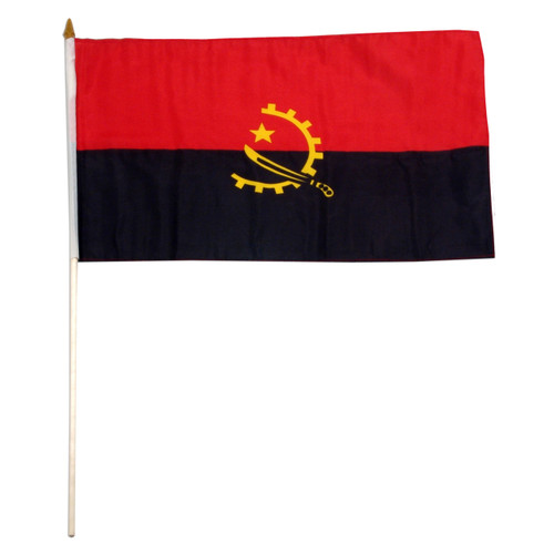 Angola flag 12 x 18 inch