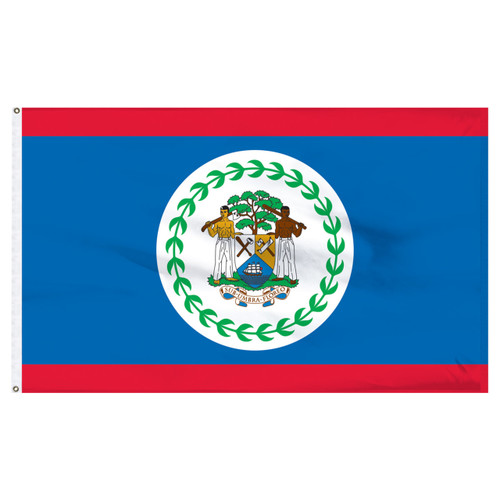 Belize 4ft x 6ft Nylon Flag