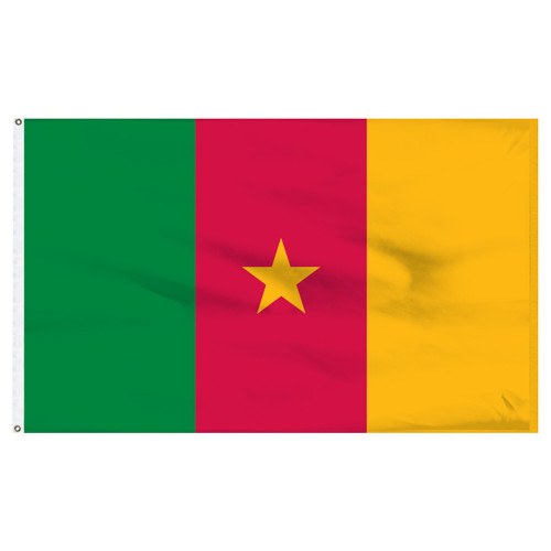 Cameroon 2ft x 3ft Nylon Flag