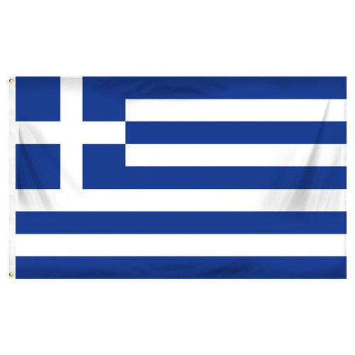 Greece 3ft x 5ft Printed Polyester Flag
