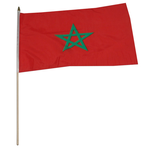 Morocco flag 12 x 18 inch