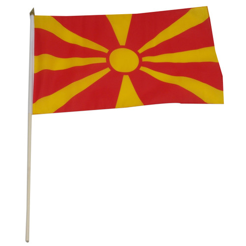 Macedonia flag 12 x 18 inch