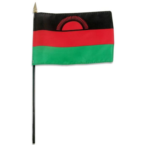 Malawi 4in x 6in Flag