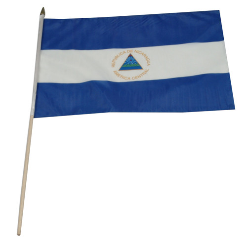Nicaragua flag 12 x 18 inch