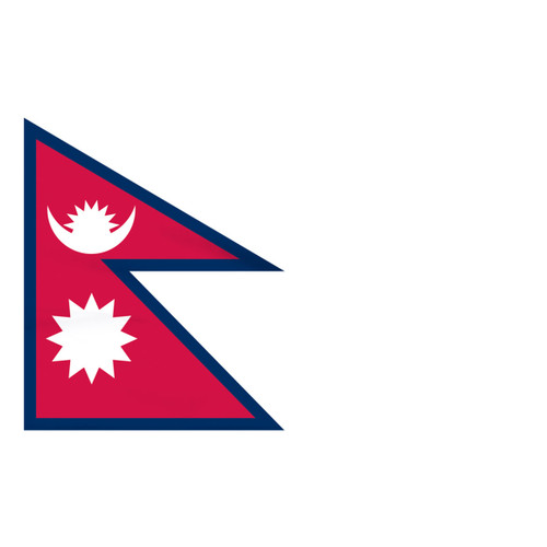 Nepal 2ft x 3ft Nylon Flag