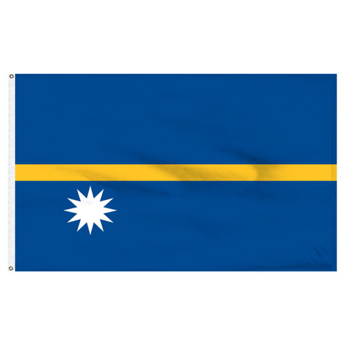 Nauru 3ft x 5ft Nylon Flag