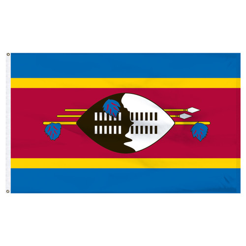 Swaziland 2ft x 3ft Nylon Flag