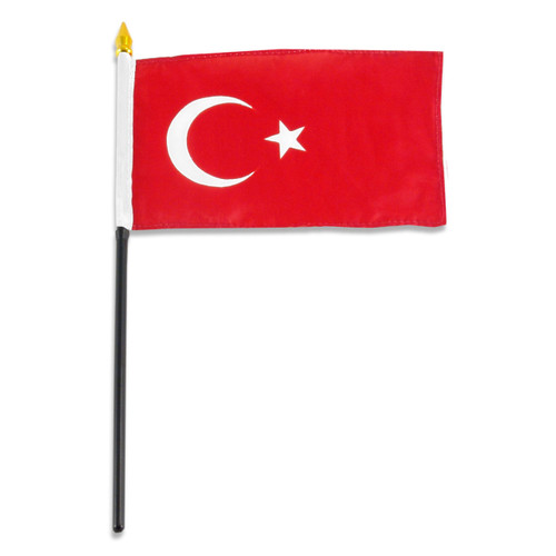 Turkey flag 4 x 6 inch