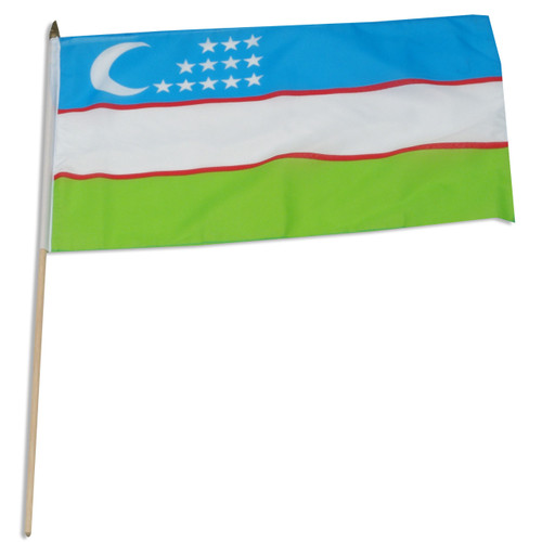 Uzbekistan 12 x 18 Inch Flag