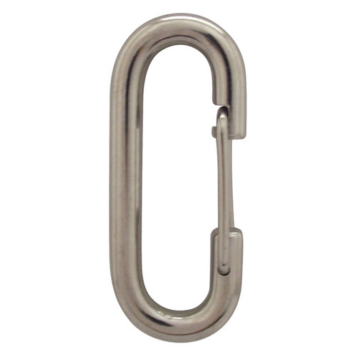 1/4 Stainless Steel D Ring with Clip