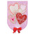 Valentine Applique Garden Flag - Cookie Bouquet - 12.5in x 18in