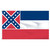 Old Mississippi Flag 3 x 5 Feet Nylon
