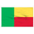 Benin 2' x 3' Nylon Flag