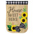 Carson Fall Applique Garden Flag - Home Sunflower - 12.5in x 18in