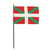 Basque Lands 4" x 6" Stick Flag