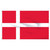Denmark 6' x 10' Nylon Flag