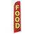Food Swooper Flag - 11.5ft x 2.5ft