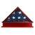 Truman Folded Flag Display Case & Pedestal  for 3' x 5' Flag