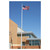 Architectural Series 30ft Flagpole - Two Piece - Revolving Truck - EC30