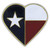 Texas Heart Pin - 1" x 7/8"