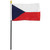 Czech Republic flag 4 x 6 inch