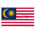 Malaysia 4ft x 6ft Nylon Flag