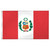 Peru flag 3ft x 5ft Super Knit Polyester