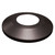 black Aluminum Flash Collar - Standard Profile - 5in Diameter Pole
