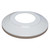 White Aluminum Flash Collar - Standard Profile - 5in Diameter Pole