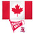 Canada Flag 3ft x 5ft Super Knit Polyester