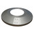 Clear Standard Profile Split Flash Collar - For 2" Diameter Pole - 8" Outside Diameter