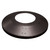 Black Standard Profile Split Flash Collar - For 2" Diameter Pole - 8" Outside Diameter